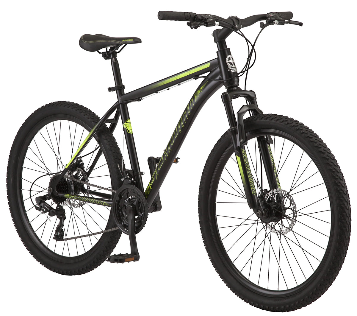 26-inch 21 Speed Black Mountain Bike L5363