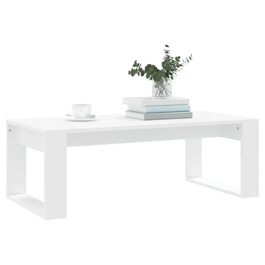 White Engineered Wood Coffee Table C95379