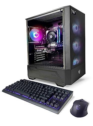 PC Falcon RYZEN 5 5600X 3.7 GHz GeForce RTX 4060 Ti 1TB NVME SSD 16GB DDR4 RAM 3600 650W Bronze PSU 11AC WiFi Bluetooth Windows 11 H 64-bit A34441