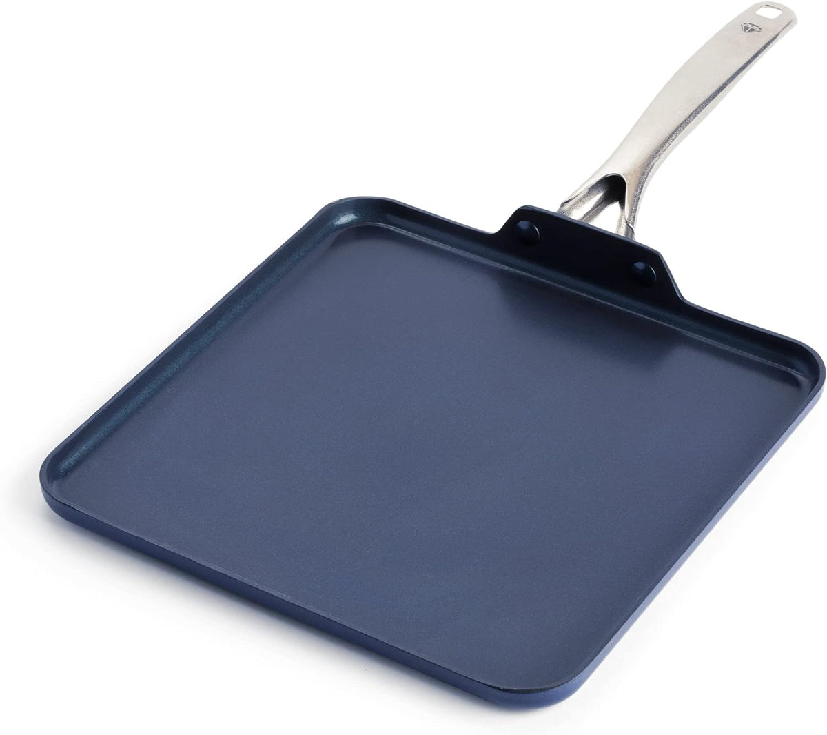 Blue Diamond 11" Griddle Pan and 8" Frying Pan Skillet, Diamond Infused Ceramic Nonstick Q231