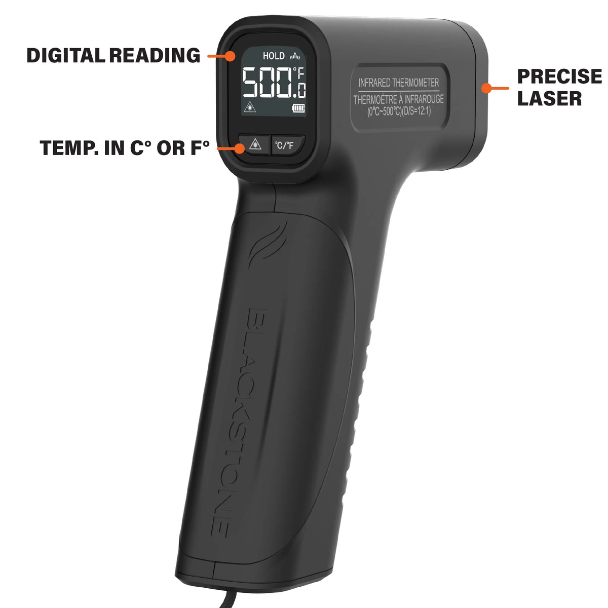 Infrared Laser Temperature Gun with LCD Display U78821