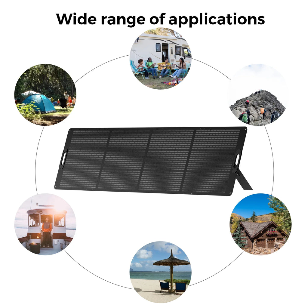 Portable Power Station 4000W 5040Wh Solar Generator with Solar Panels Q488