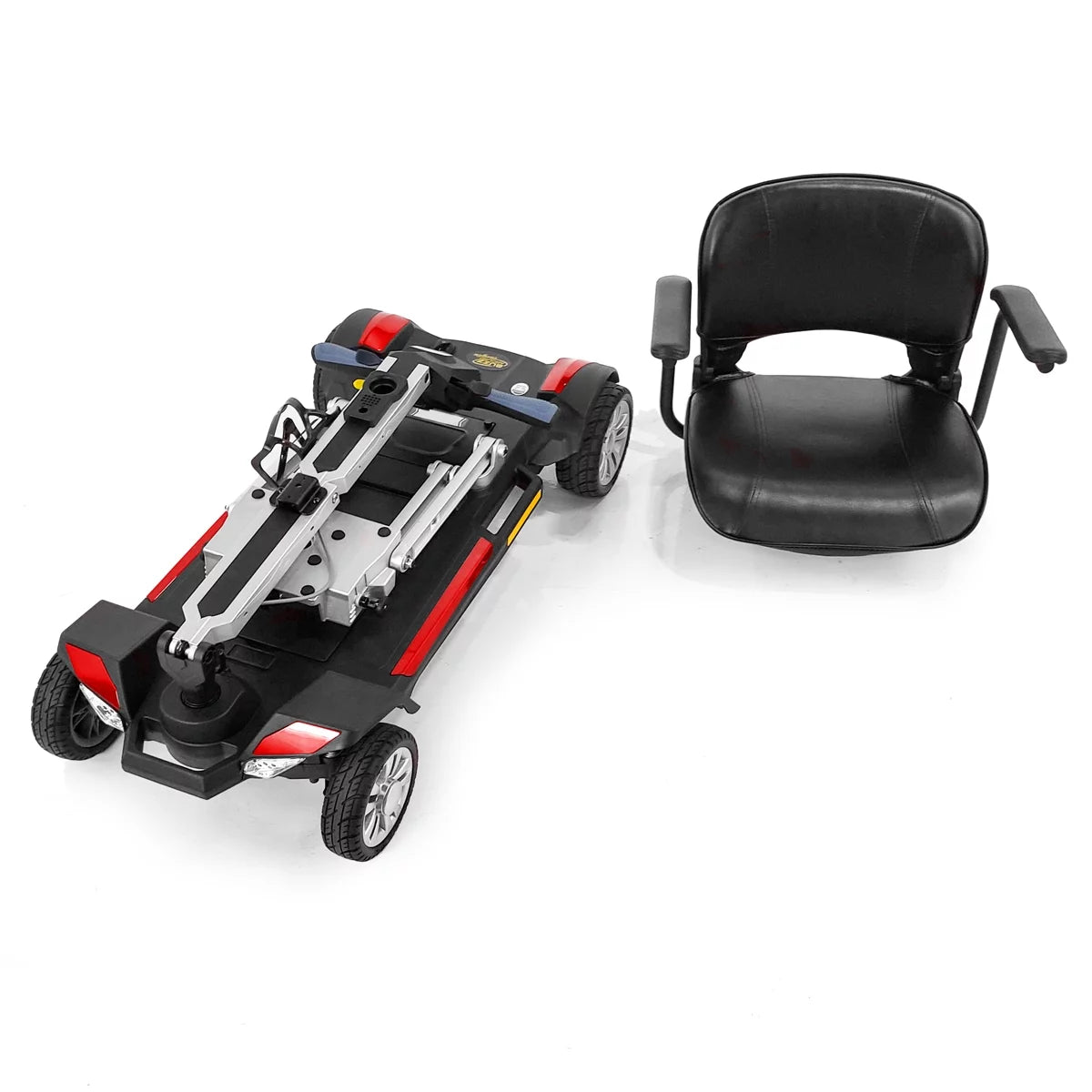 Red Folding Mobility Scooter B48804