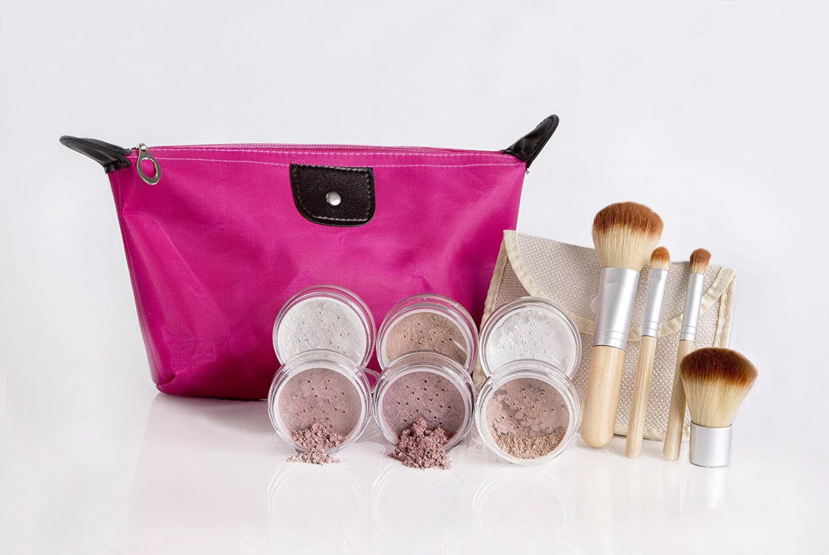 Full Size Mineral Makeup Set Matte Foundation Sheer Powder Cover P363590