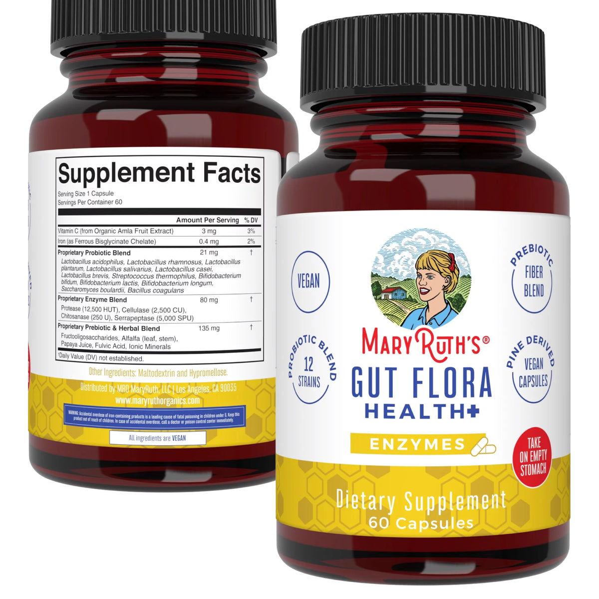 Vegan Non-GMO 60 Count Enzymes M573