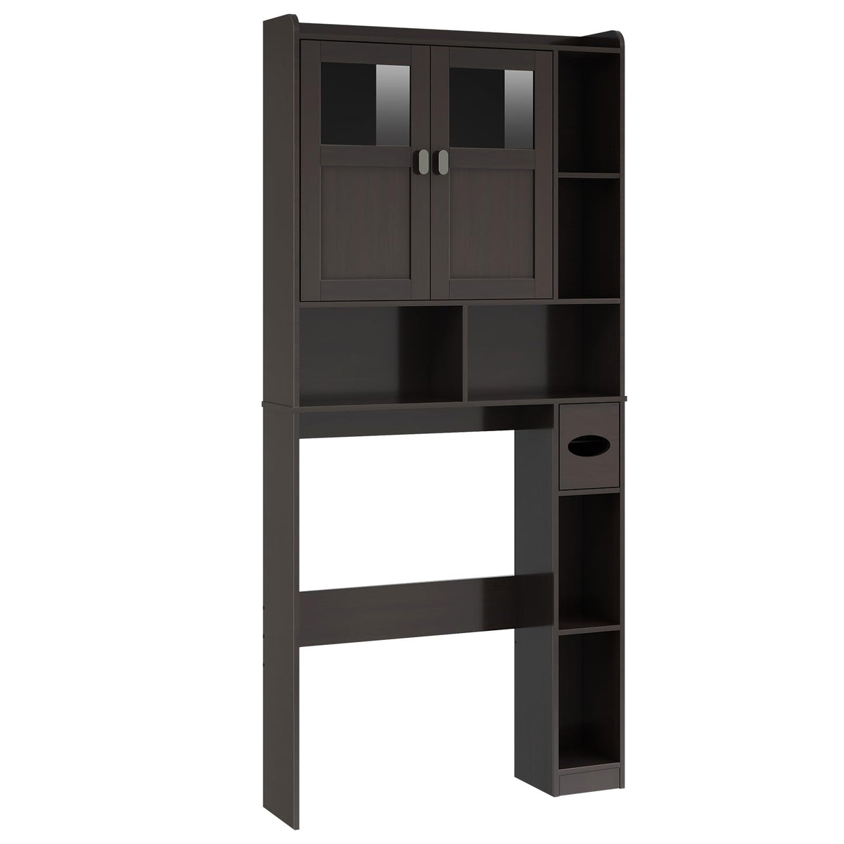 Over The Toilet Storage Cabinet with Doors and Shelves Z96798