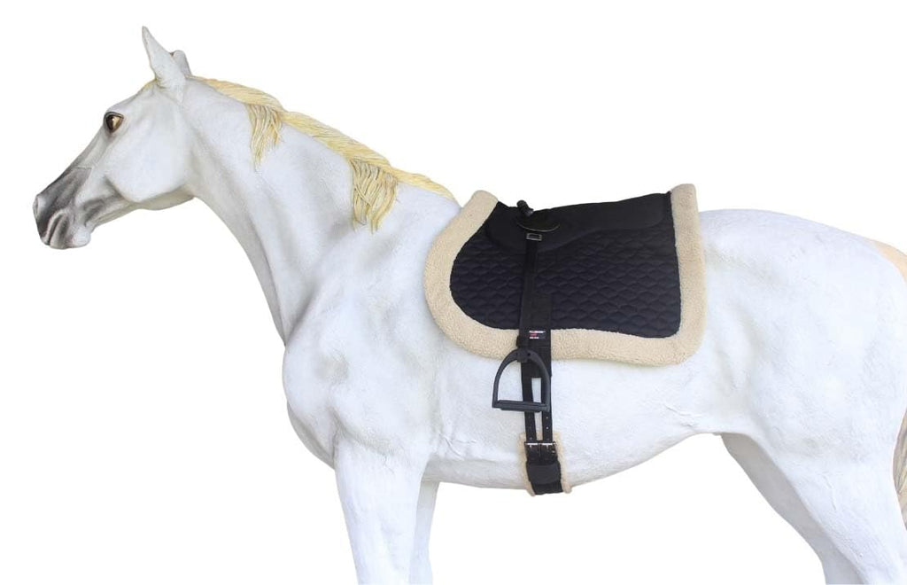 Black Quilted Bareback Pad B77357