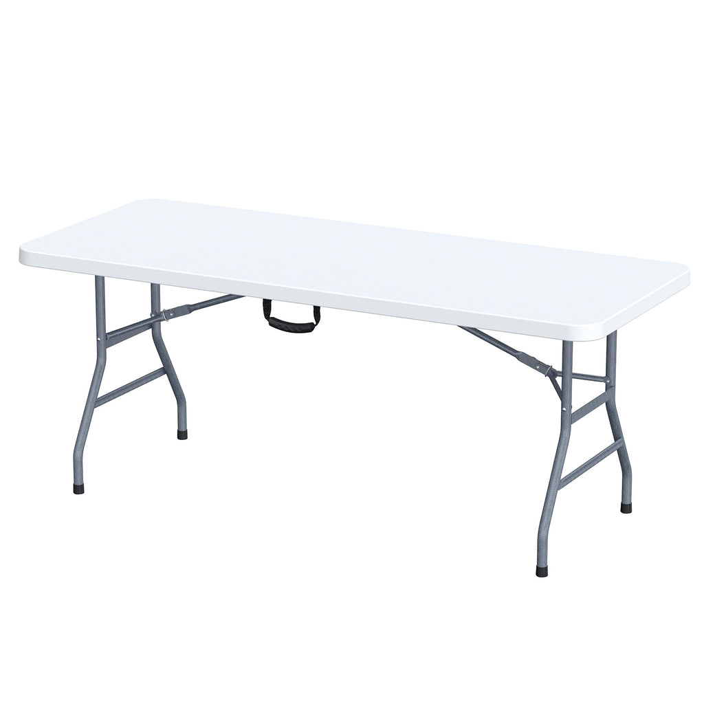 White 6 Foot Folding Multipurpose Table R900