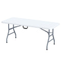 White 6 Foot Folding Multipurpose Table R900