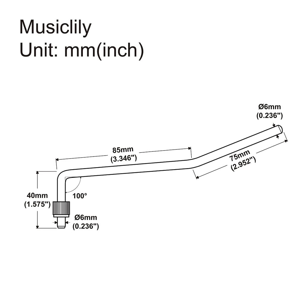 Black Tremolo Arm K8977