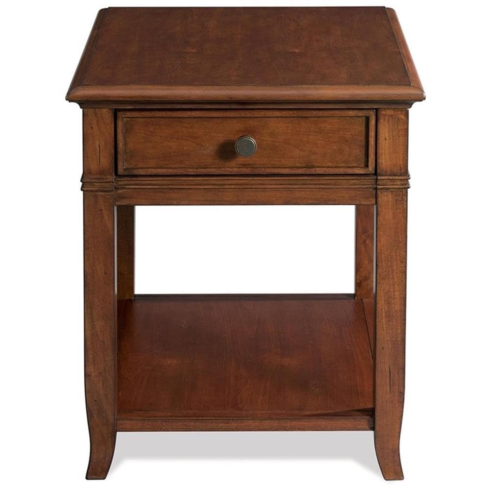 Wood One Drawer End Table C8738