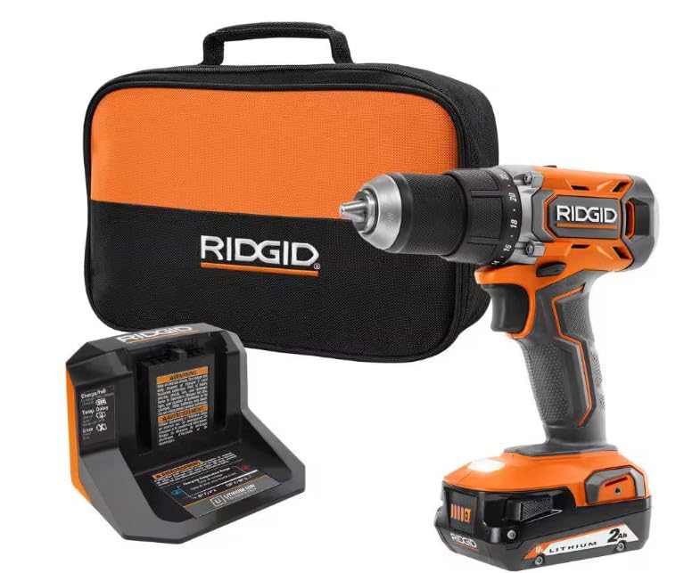 18V Cordless 1/2 in. Drill/Driver Kit with 2.0 AH Battery and Charger R156710