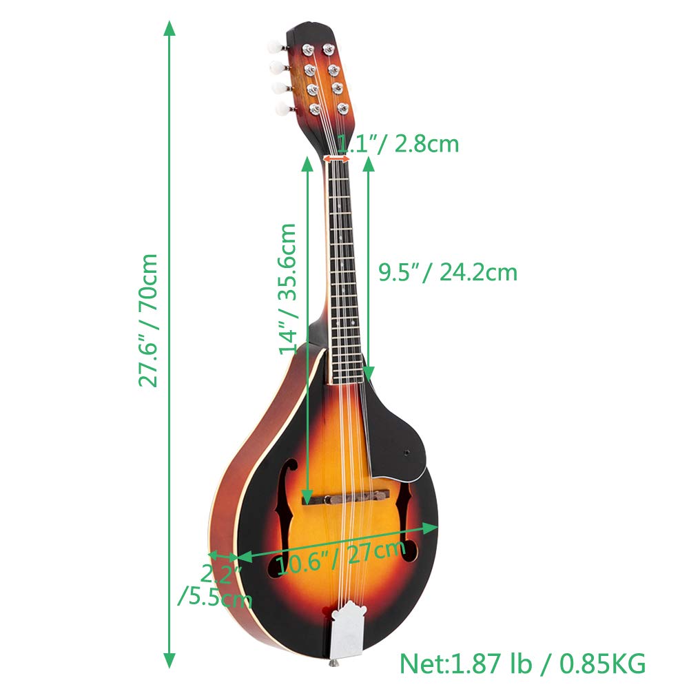 A Style Mandolin Musical Instrument with Guard Board M506418
