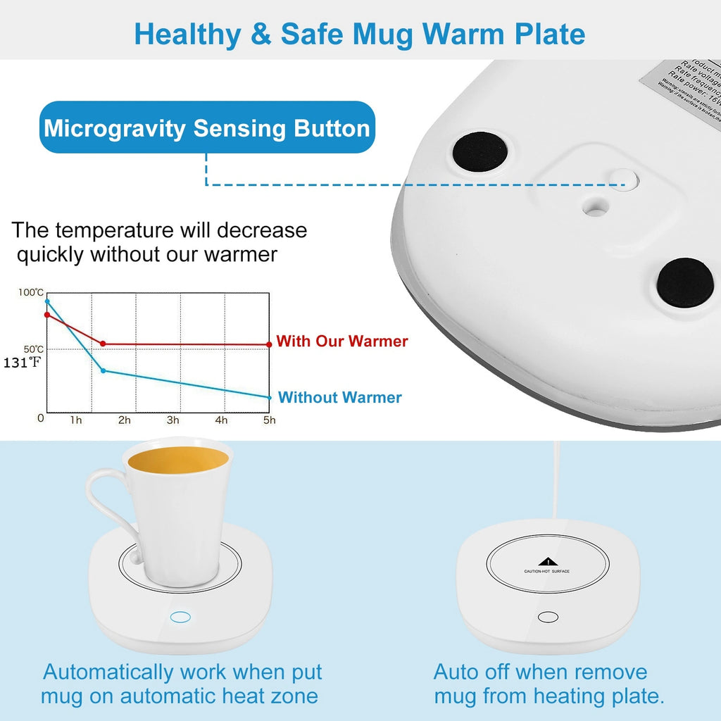 Coffee Mug Warmer with Auto Shut Off J6024