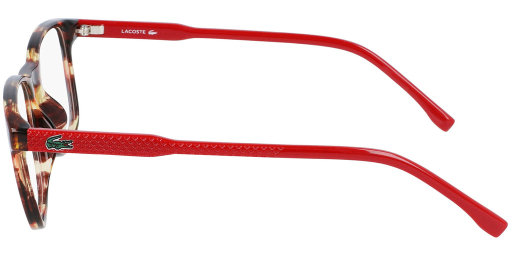 Havana/Red Full Rim Rectangle Eyeglasses X462154