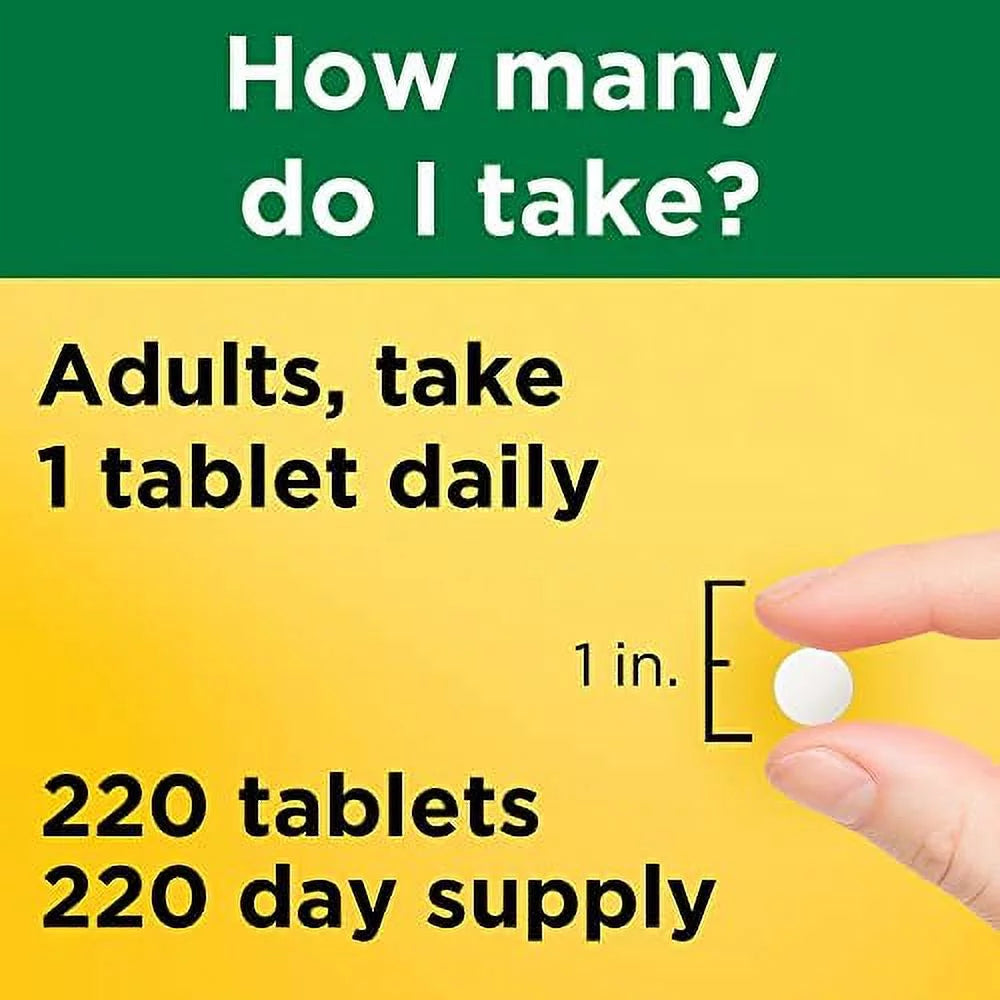 220 Tablets Vitamin D3 2000 IU Dietary Supplement L485
