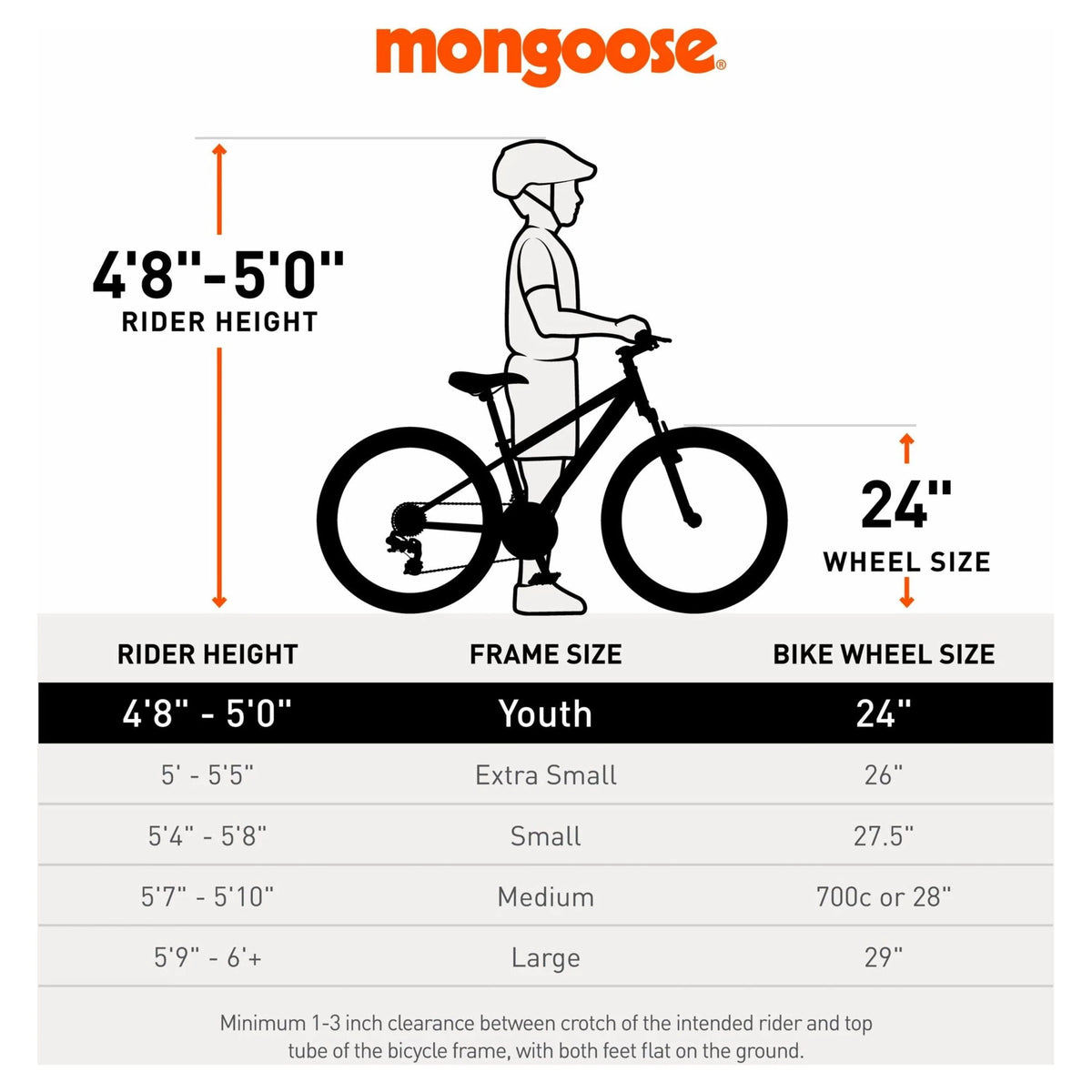 24-in. Unisex Mountain Bike, Black and Yellow, 21 Speeds F729