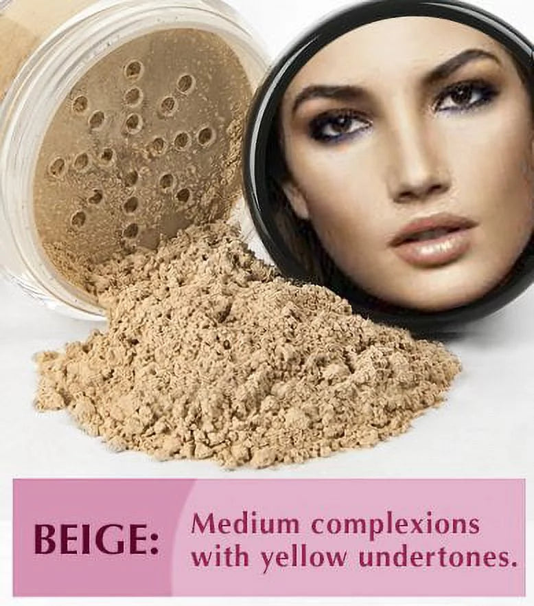 Full Size Mineral Makeup Set Matte Foundation Sheer Powder Cover P363590