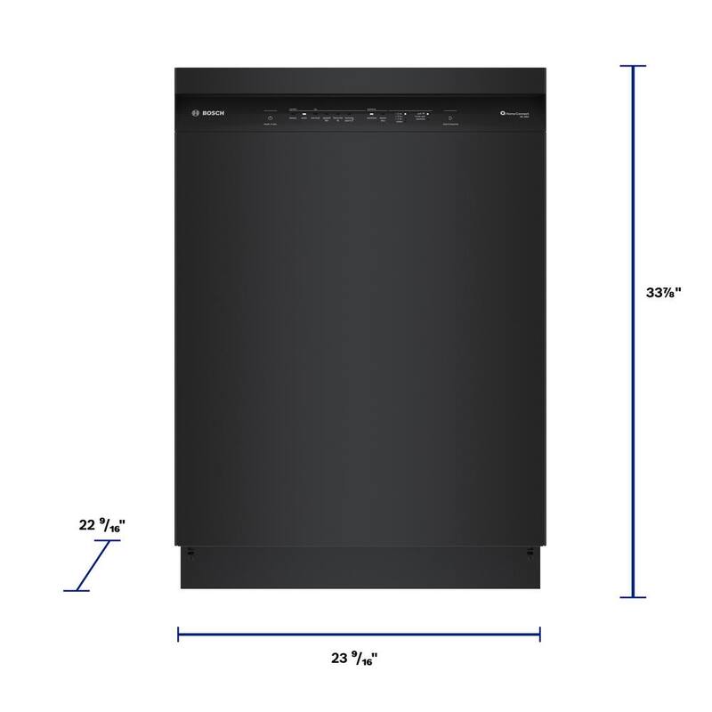 Black 24 in. Tall Tub Dishwasher R20364