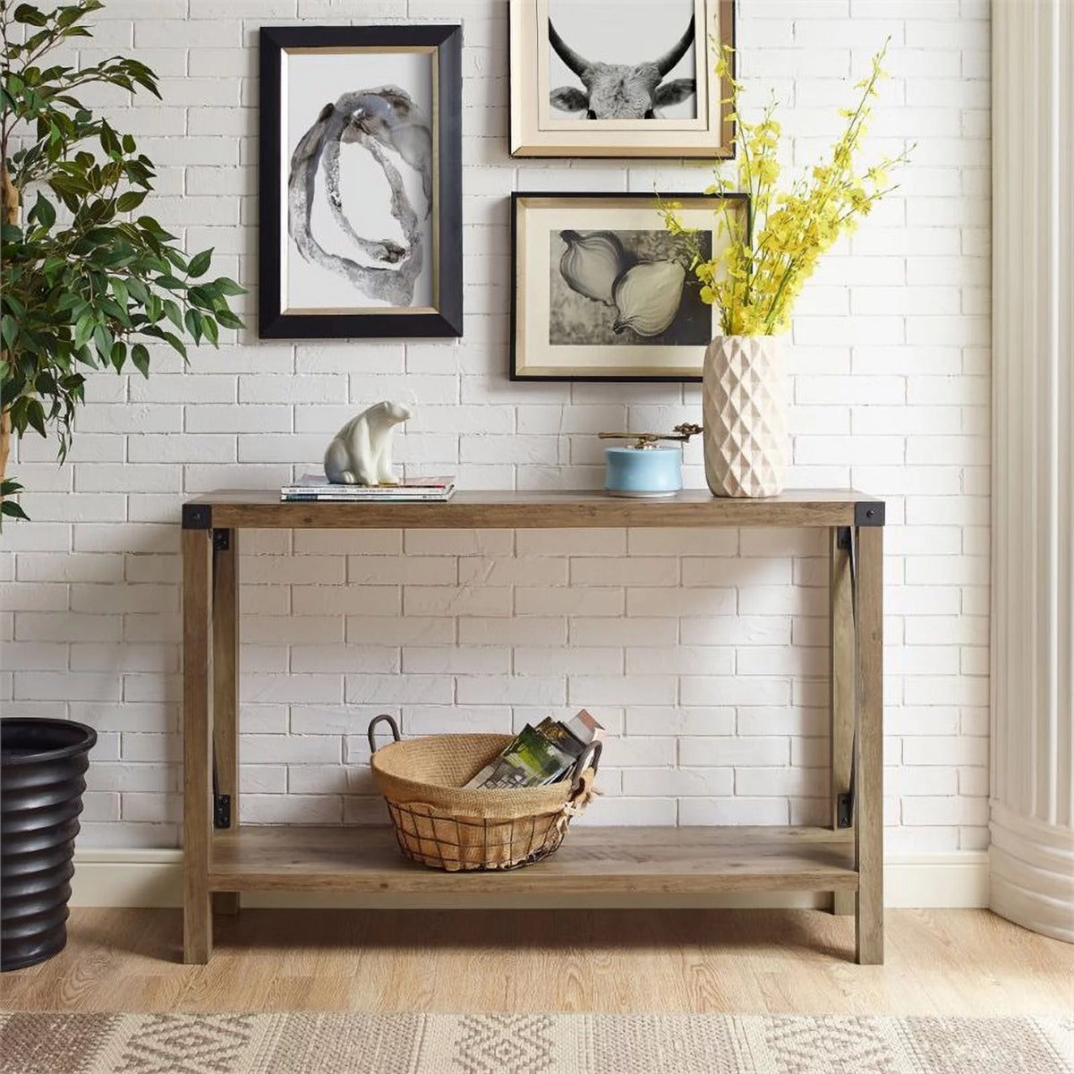 46" Metal Entry Table G209
