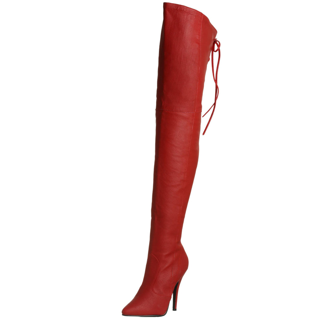 Red Leather 14 Pleaser I8485