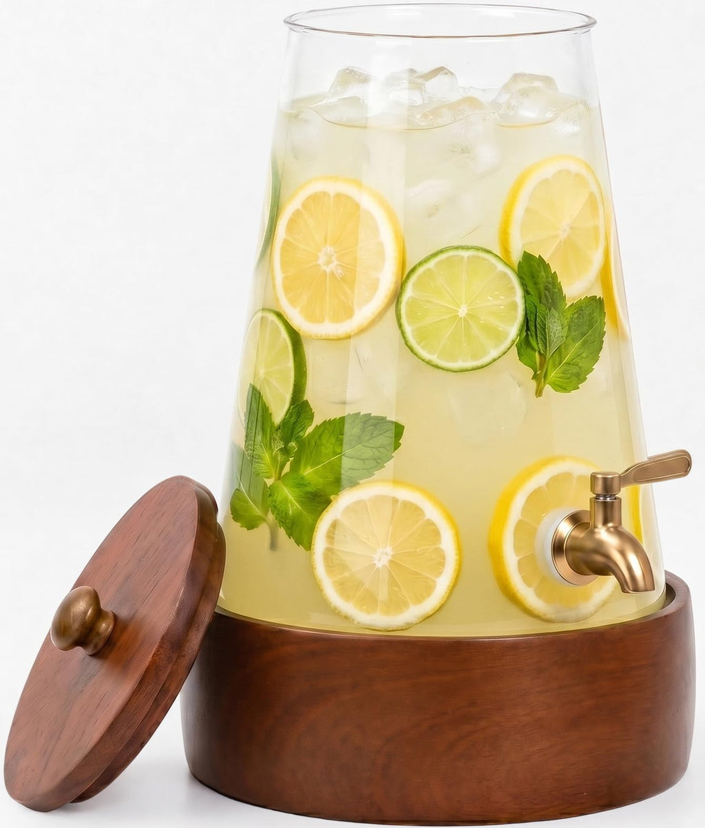 1.7 Gallon Glass Beverage Dispenser with Spigot G787123