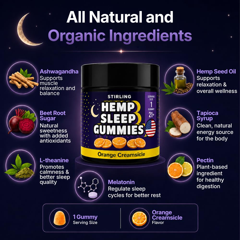 Hemp Sleep Gummies E14672