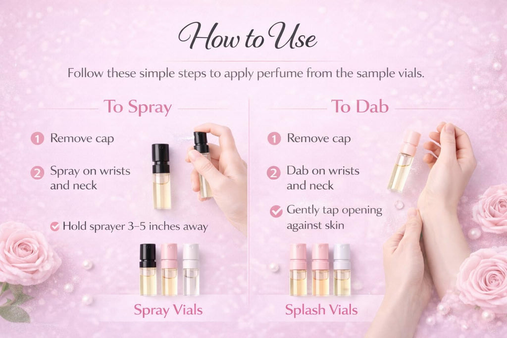 Perfume Discovery Set 10-Piece Fragrance Mini Vial Sampler Kit X8861