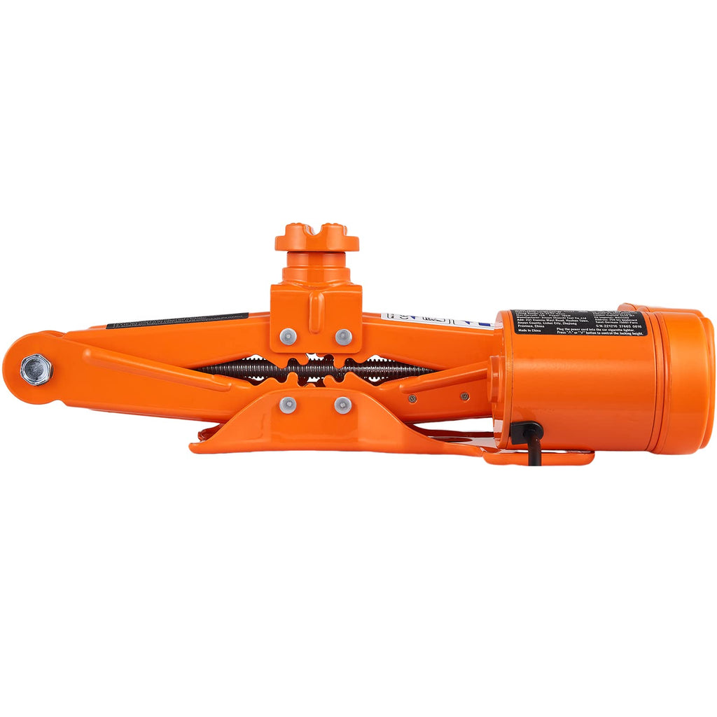 12V Electric Scissor Car Jack 3 Tons with Impact Wrench J858