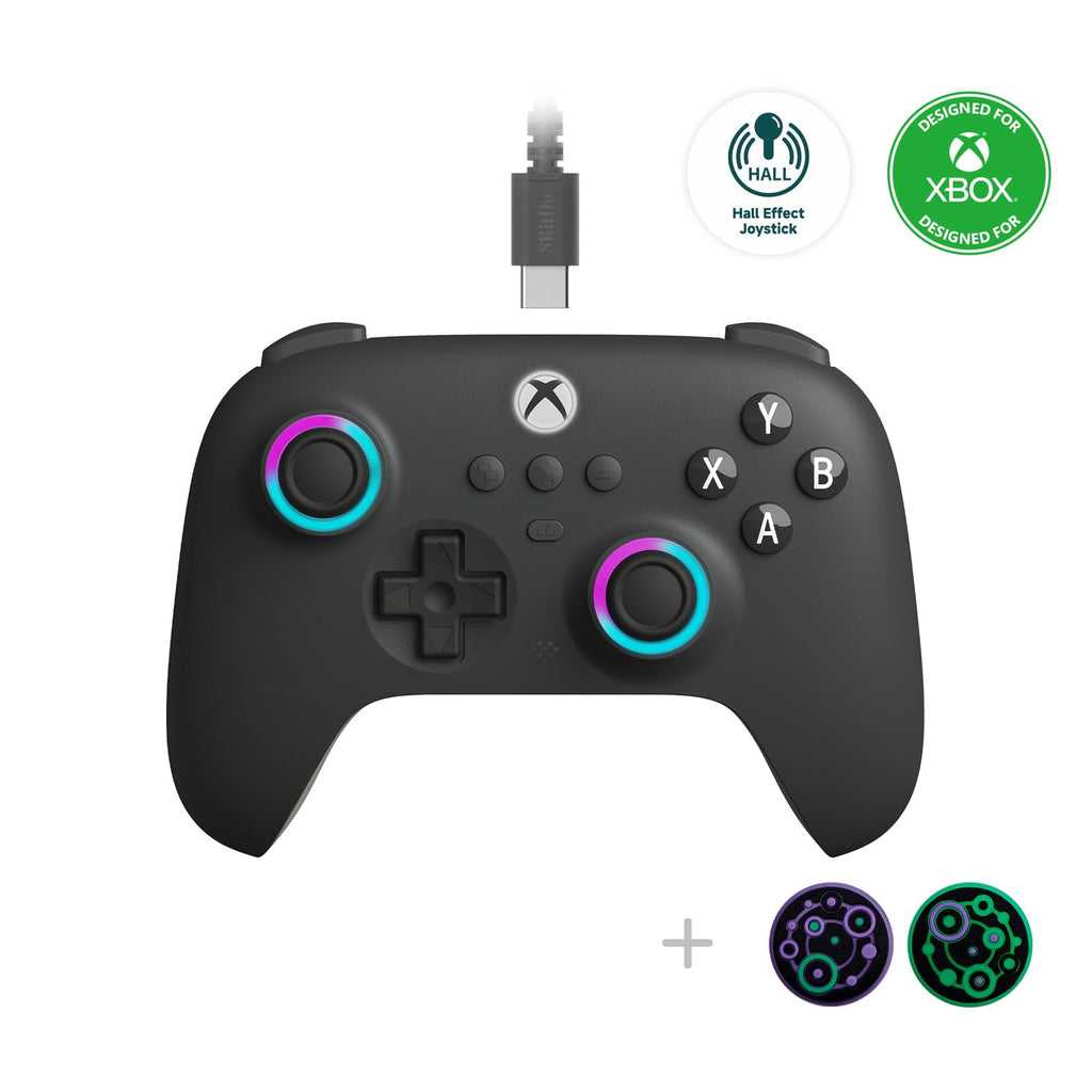 Wired Controller with RGB Lighting Dark Gray Z2597