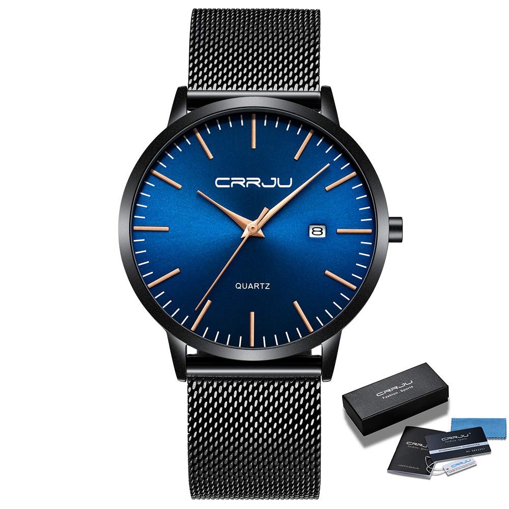 Minimalist Auto Date Quartz Waterproof Watch C82624