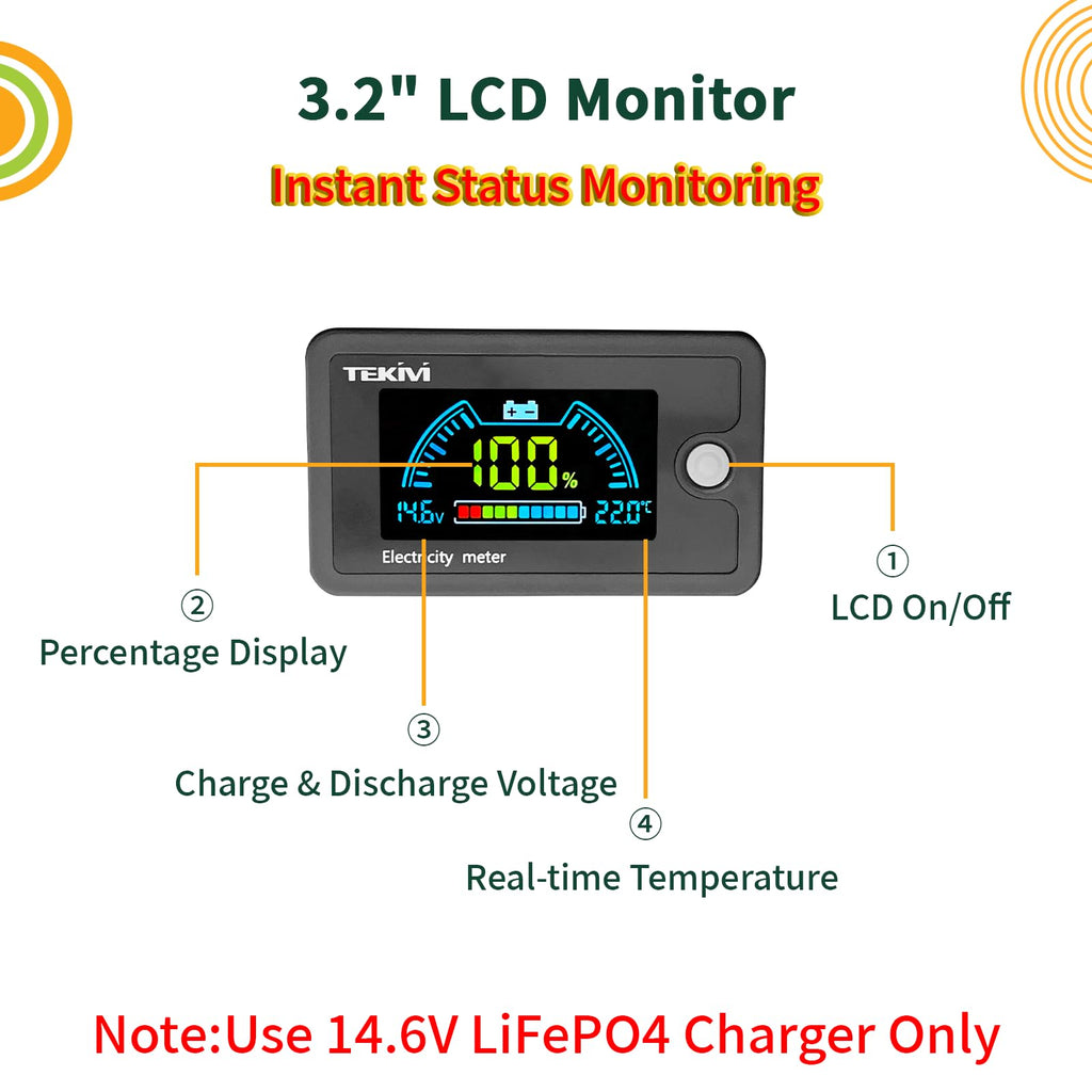 12V 120Ah LiFePO4 Battery D74690