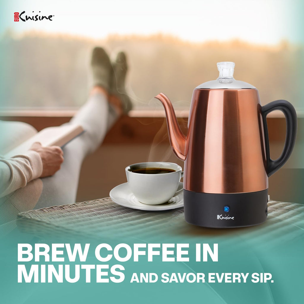 8 Cup Stainless Steel Electric Coffee Percolator V390180