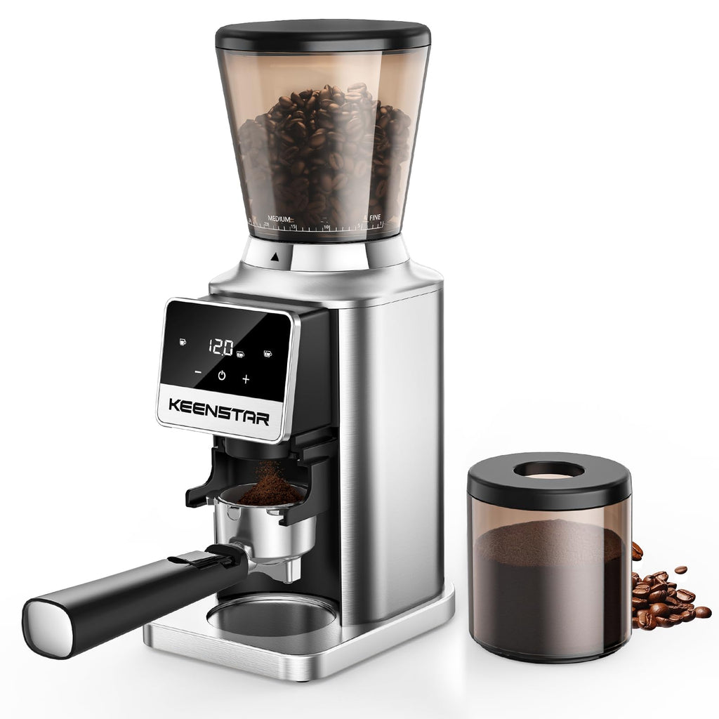 Conical Burr Coffee Grinder with Touch Screen 34 Grind C596052
