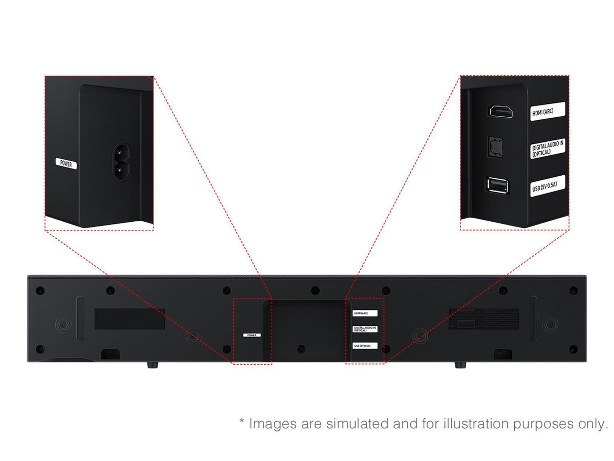 2.0 ch Soundbar with Built in Subwoofer A609