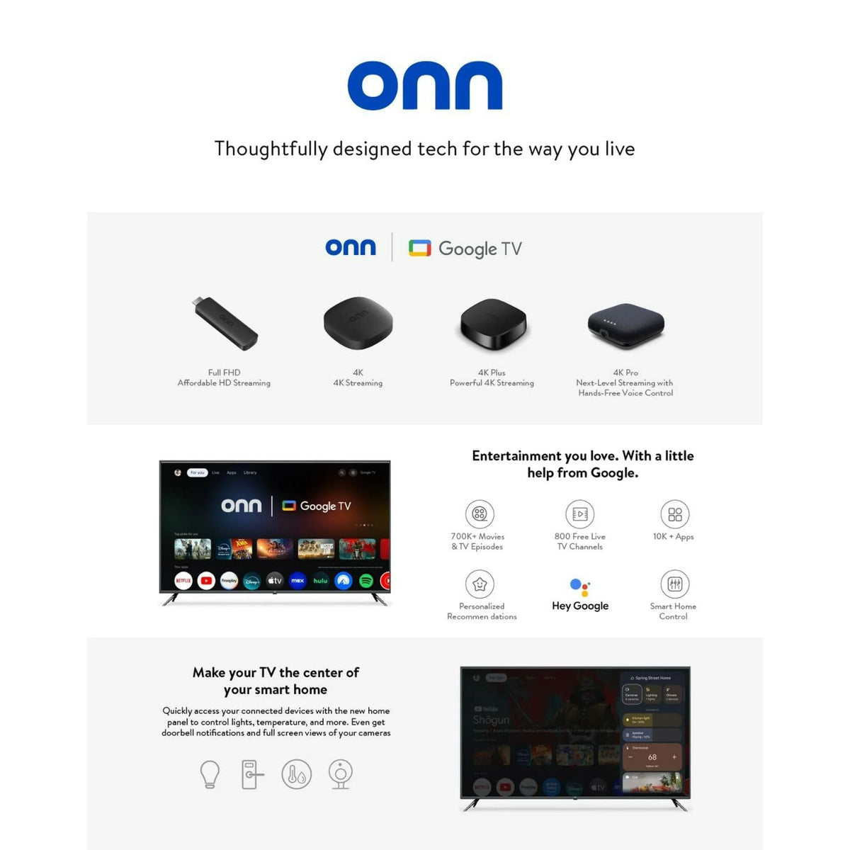 4K Streaming Device with Google TV F31766