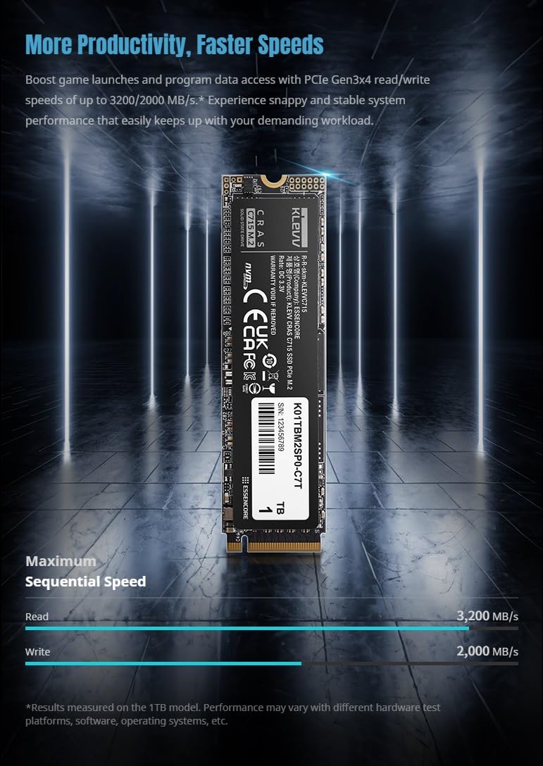 512GB M.2 2280 NVMe PCIe Gen3x4 Z339925
