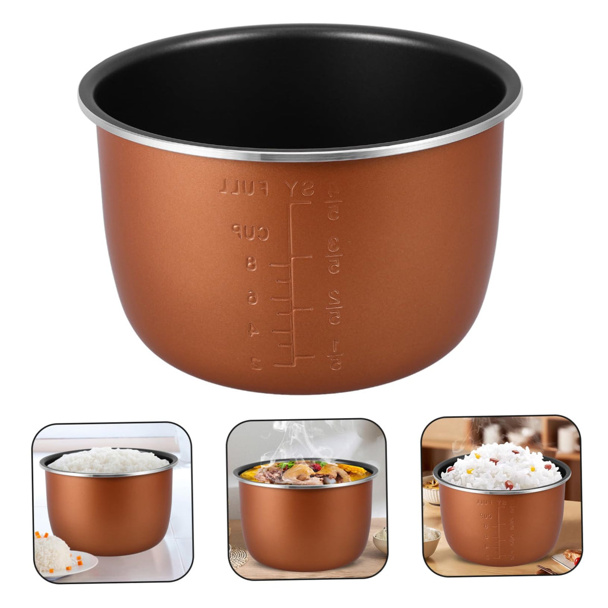 4L 2L Non-stick Aluminum Alloy Rice Cooker Inner Pot F1398