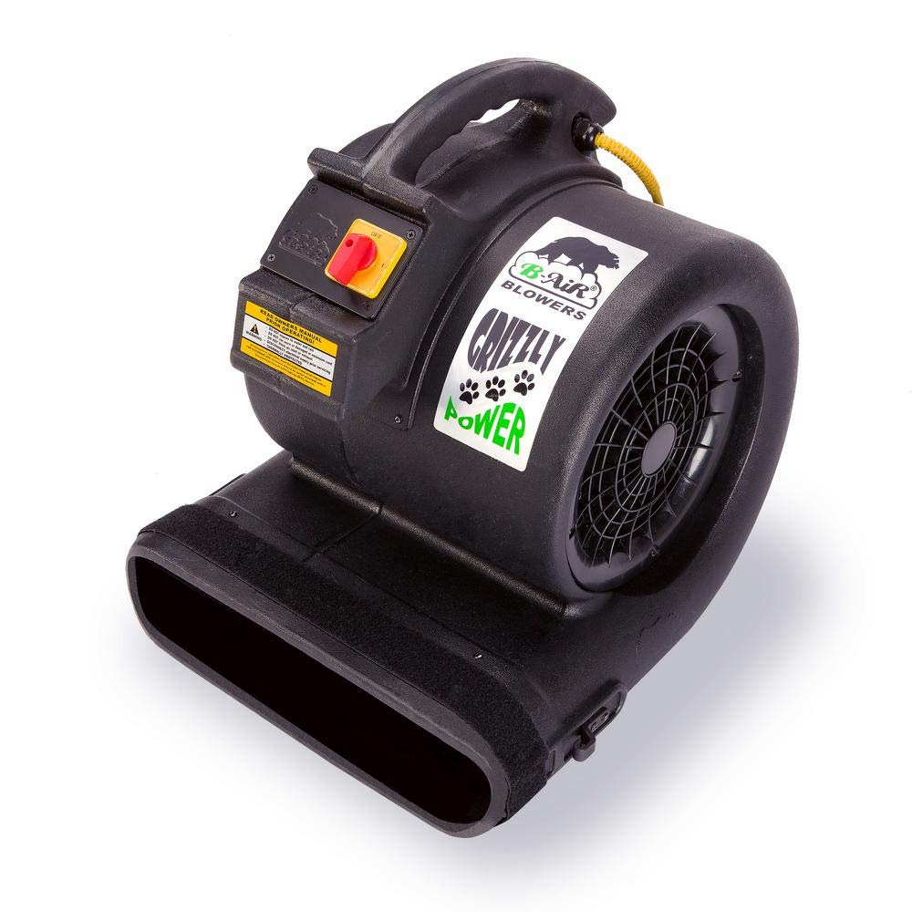 1 HP 3550 CFM Air Mover Carpet Dryer Floor Fan Black Y7009