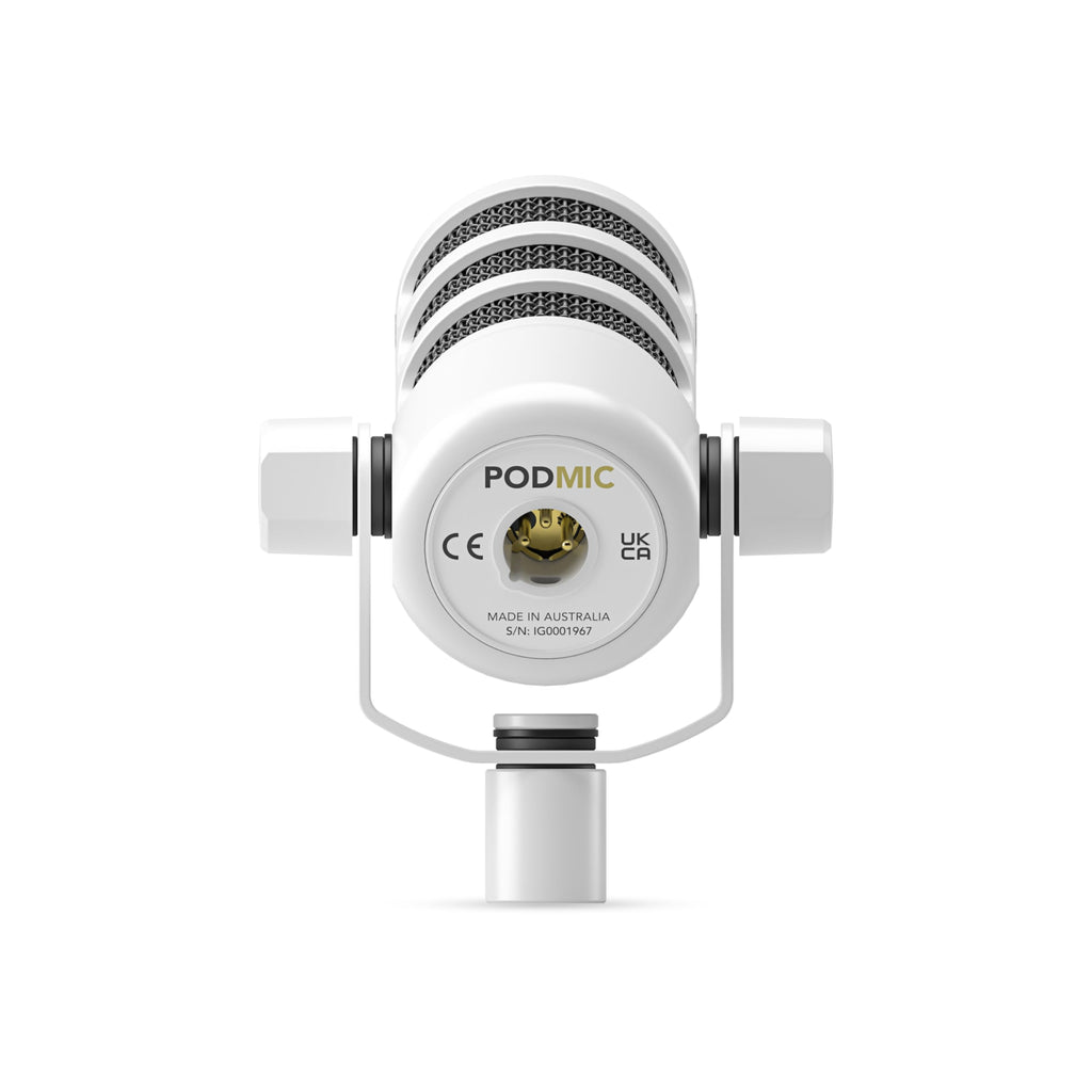 White Cardioid Dynamic Broadcast Microphone Pair J216