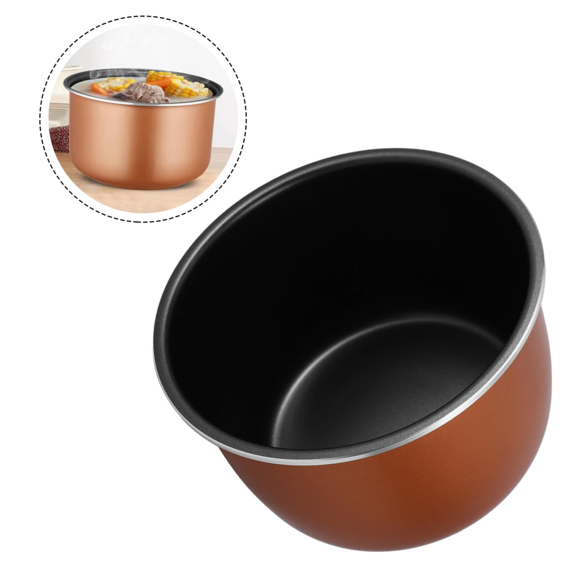 4L 2L Non-stick Aluminum Alloy Rice Cooker Inner Pot F1398