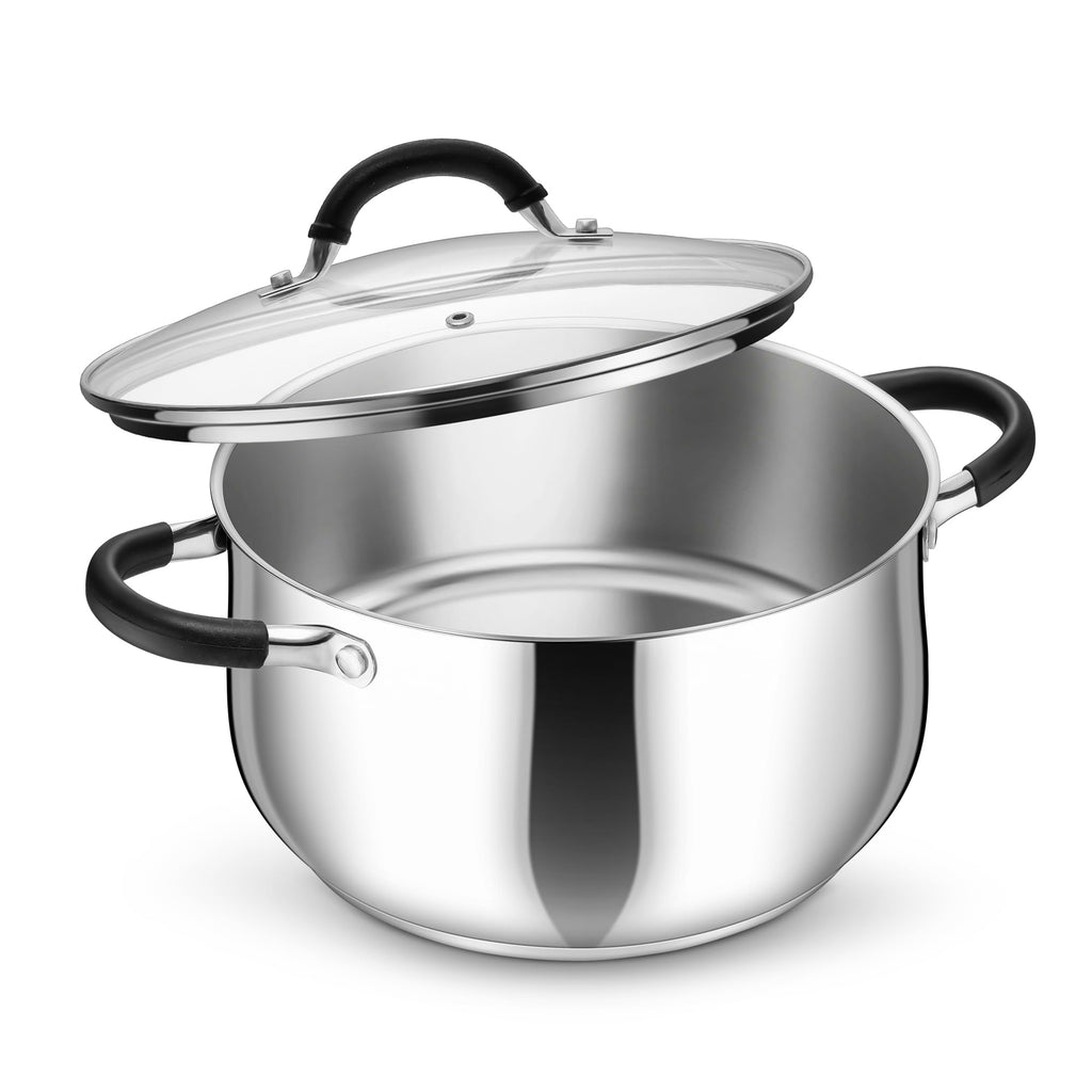 6 Quart Stainless Steel Stock Pot G2582