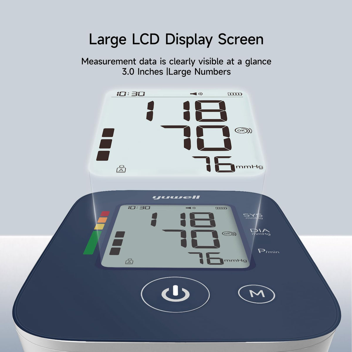 Automatic Upper Arm Blood Pressure Monitor with Adjustable Cuff O105