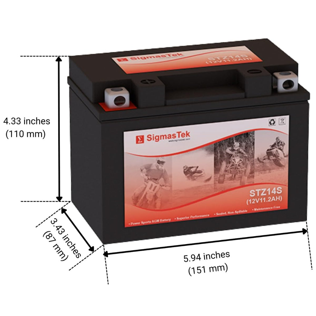 SLA Motorcycle Battery Q196