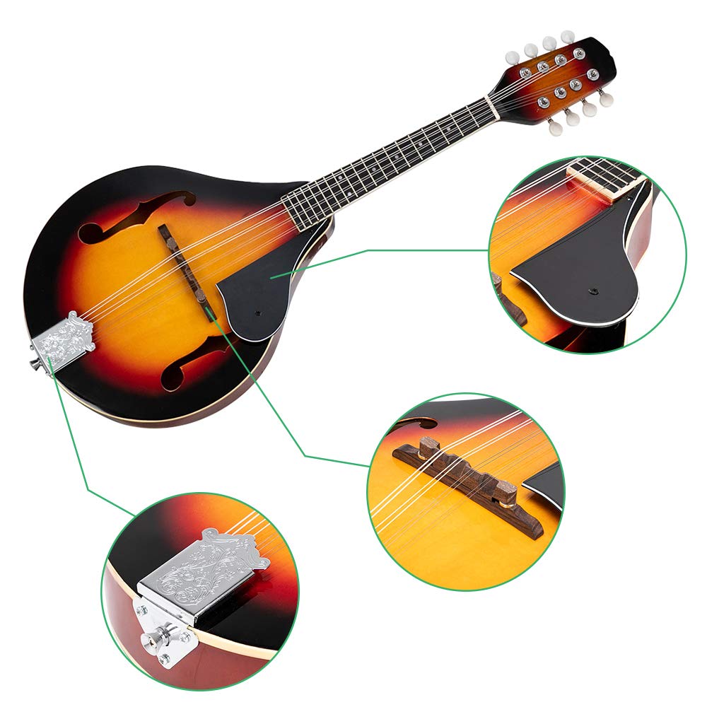 A Style Mandolin Musical Instrument with Guard Board M506418