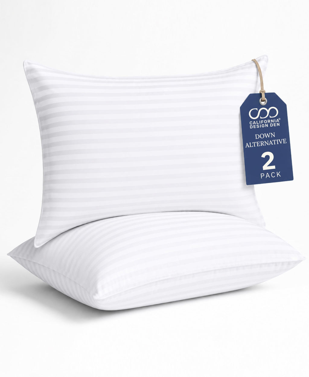 White King Size Bed Pillows Set of 2 D594948