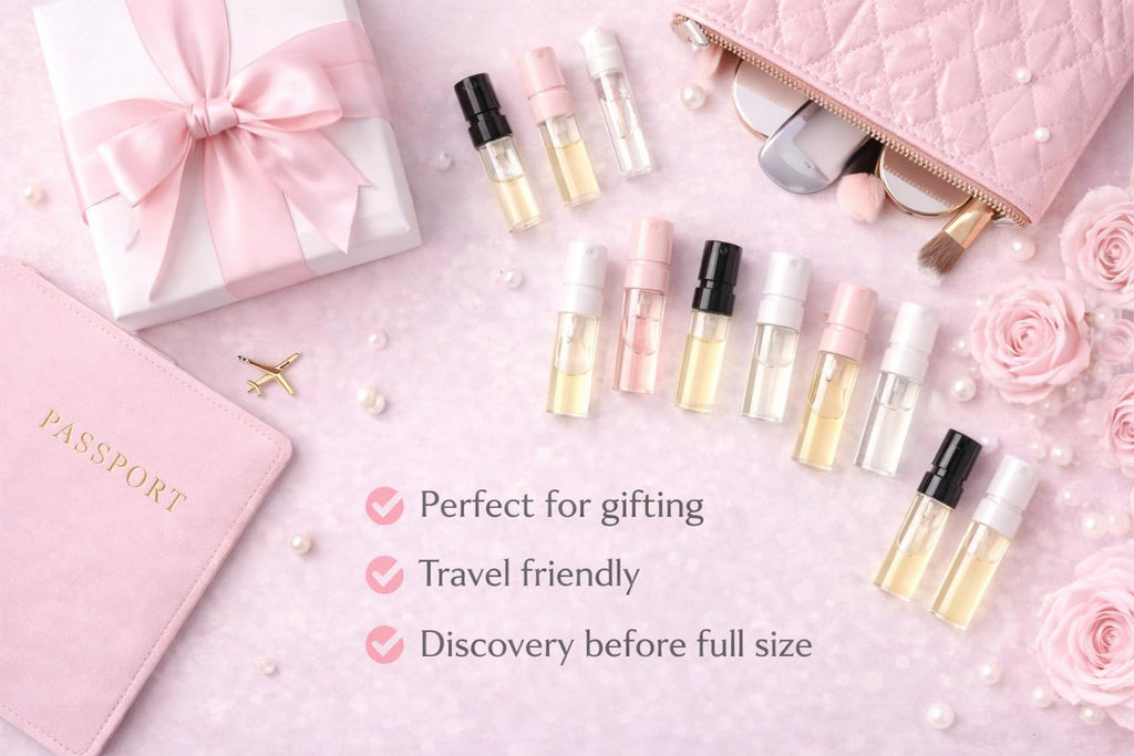 Perfume Discovery Set 10-Piece Fragrance Mini Vial Sampler Kit X8861