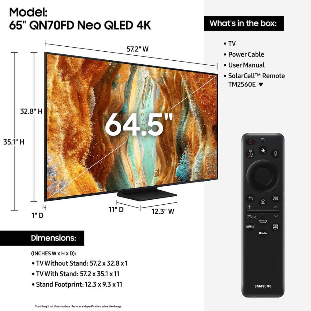 65 inch 4K Mini LED Smart TV C21844