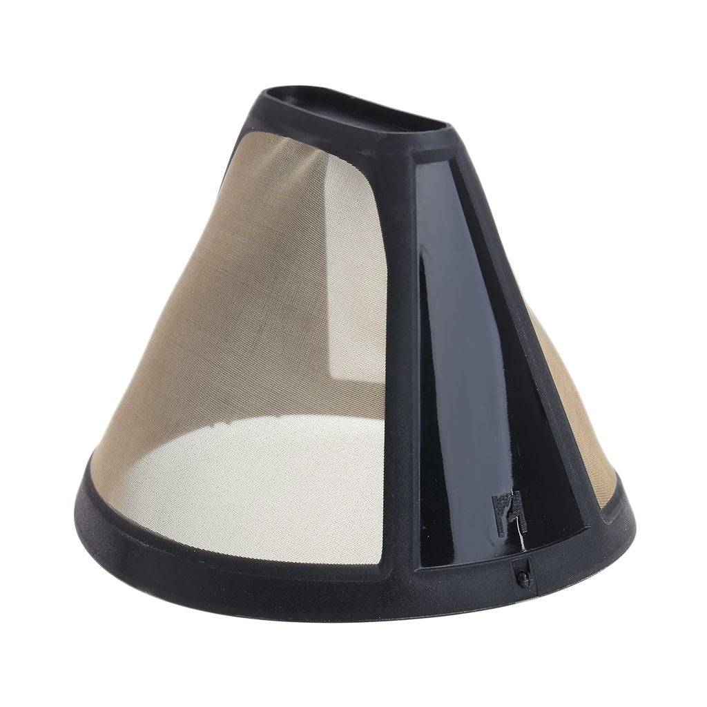 Reusable Cone-Style Coffee Filter 10-12 Cup Gold Mesh B296