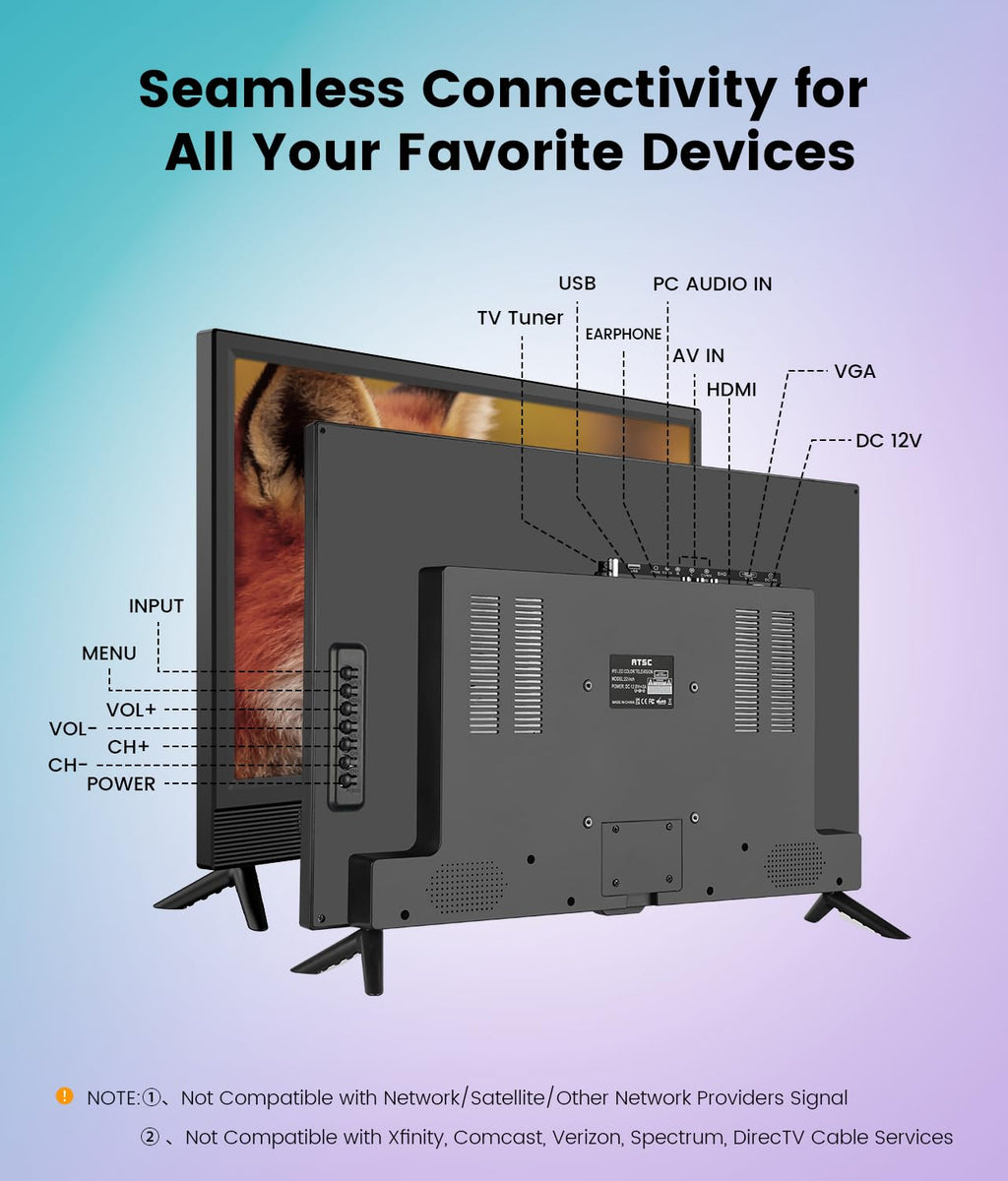 22 Inch 1080p LED Flat Screen HDTV S551786